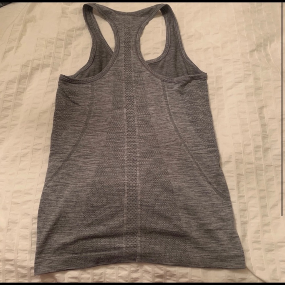 Grey Swiftly Tech Racerback Tank Lululemon - Picture 3 of 4